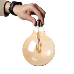لامپ ادیسونی حبابی فیلامنتی Filament G125 E27 4W