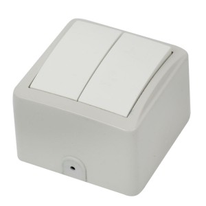 کلید دو پل روکار پارت الکتریک Part Electric Shahab PE4046