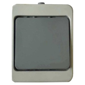 کلید تک پل روکار بارانی پارت الکتریک PE73