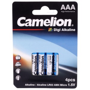 باتری چهارتایی نیم قلمی Camelion Digi Alkaline 1.5V AAA