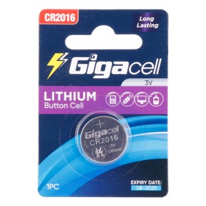 باتری سکه ای Gigacell CR2016