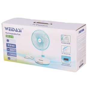 پنکه رومیزی شارژی Weidasi WD-219