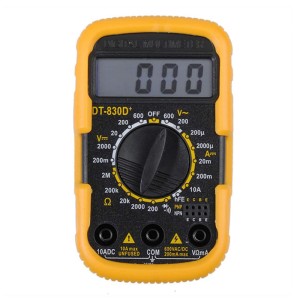 مولتی متر دیجیتال +DT-830D