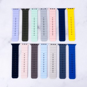 بند اپل واچ سیلیکونی Ocean طرح پافر 42/44mm کد 2