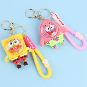 جاکلیدی سیلیکونی فانتزی بوگیردار + بند آویز