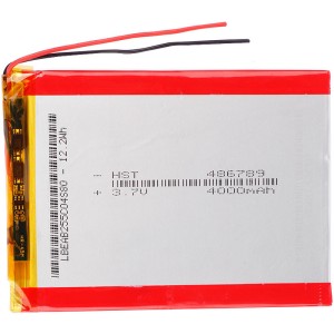 باتری لیتیوم 4000mAh 9*65*4.8mm 486789 بسته 10 عددی