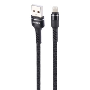 کابل لایتنینگ فست شارژ 3 آمپر آرسون AN-K16 طول 1 متر