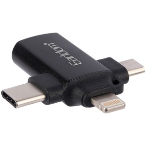 تبدیل Earldom ET-OT80 OTG USB3.0 To MicroUSB / Lightning / Type-C