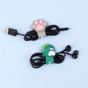 جمع کننده کابل موبایل سیلیکونی عروسکی