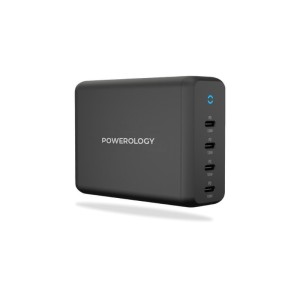 شارژر دیواری فست شارژ Powerology PWCUQC017 4Port PD 5A 100W