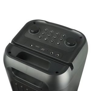 اسپیکر چمدانی بلوتوثی رم و فلش خور Verity V-PS2206 + میکروفون و ریموت کنترل
