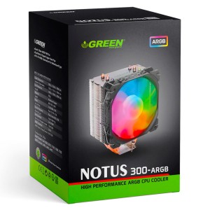 فن خنک کننده CPU گرین Green NOTUS 300-ARGB