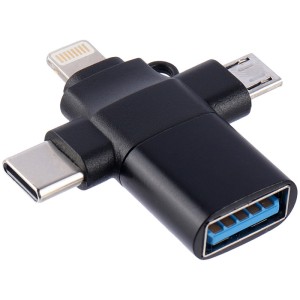 تبدیل Verity A316 OTG USB3.0 To MicroUSB / Lightning / Type-C