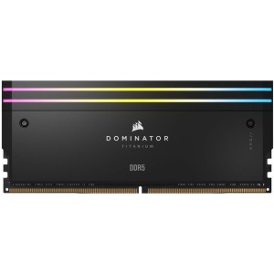 رم کامپیوتر Corsair Dominator Titanium RGB DDR5 32GB 6600MHz CL32 Dual