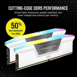 رم کامپیوتر Corsair Vengeance RGB 64GB DDR5 5600MHz CL40 Dual