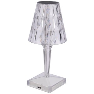 چراغ خواب Touch Lamp طرح آباژور کریستالی + ریموت کنترل