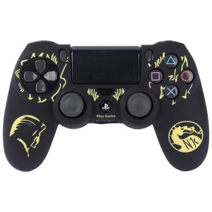 روکش دسته بازی PS4 طرح Dragon مشکی زرد
