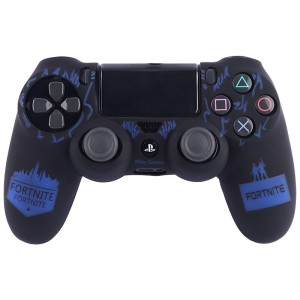 روکش دسته بازی PS4 طرح Fortnite آبی