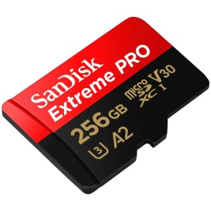 رم میکرو 256 گیگ سن دیسک SanDisk Extreme Pro A2 V30 U3 200MB/s + خشاب