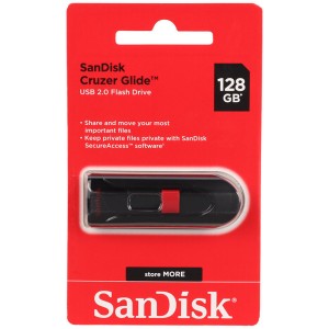 فلش 128 گیگ سن دیسک SanDisk Cruzer Glide CZ60