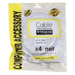 کابل شبکه X4 Net Cat6 1m