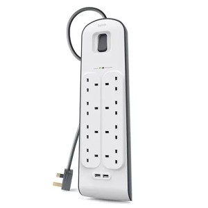 چند راهی برق بلکین Belkin Surge Plus BSV604AF2M دارای 2 پورت