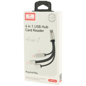 هاب و رم ریدر Earldom HUB16A USB3.0/USB2.0/SD/TF 4Port
