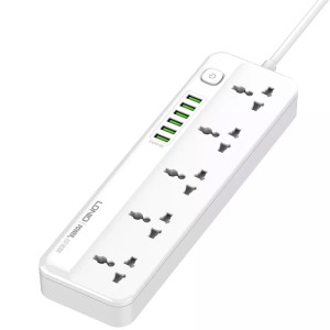 چند راهی برق و شارژر الدینیو LDNIO SC5319 دارای 3 پورت