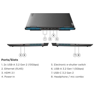 لپ تاپ Lenovo LOQ-XE Core i5 (12450H) 16GB 512GB SSD NVIDIA 4GB 15.6" FHD