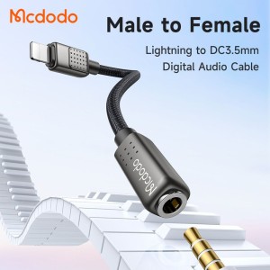 کابل تبدیل لایتنینگ به Aux مک دودو Mcdodo CA-5010 Lightning to Aux