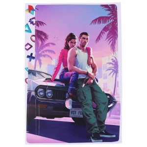 اسکین پلی استیشن 5 اسلیم طرح GTA VI کد 2