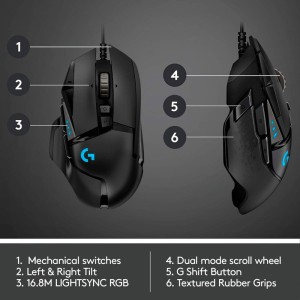 موس گیمینگ Logitech G G502 Hero