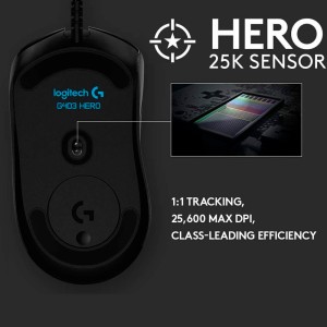 موس گیمینگ Logitech G G403 Hero