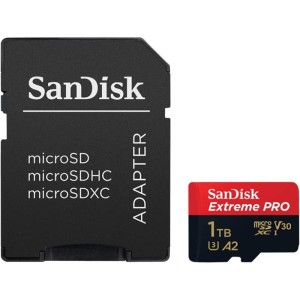 رم میکرو 1 ترابایت سن دیسک SanDisk Extreme Pro A2 V30 U3 C10 200MB/s + خشاب