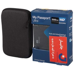 هارد اکسترنال وسترن دیجیتال Western Digital My Passport Ultra Copy 500GB + هدیه کیف هارد