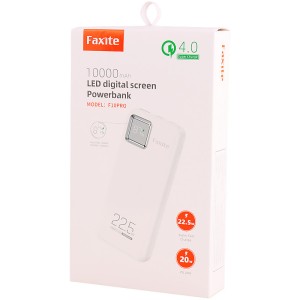 پاور بانک فست شارژ 10000 فاکسی تی Faxite F10 PRO QC4.0 PD 22.5W