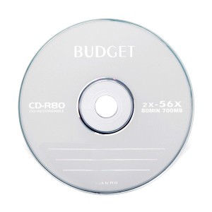 CD خام باجت BUDGET بسته 50 عددی