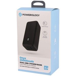 پاور بانک فست شارژ 20000 پاورولوجی Powerology PPBCHA19 QC3.0 PD 65W