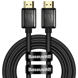 کابل Baseus High Definition Series WKGQ000101 HDMI V2.1 8K 2m