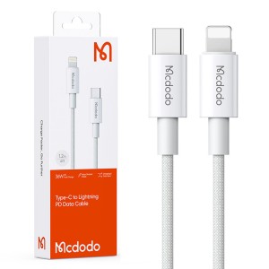 کابل تبدیل فست شارژ Mcdodo CA-276 Type-C To Lightning 3A PD 36W 1.2m