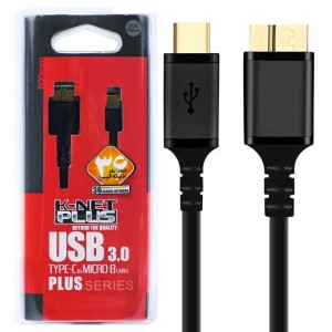 کابل هارد K-net Plus USB3.0 60cm Type-C