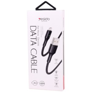 کابل میکرو یو اس بی فست شارژ Yesido CA97 2.4A 1.2m