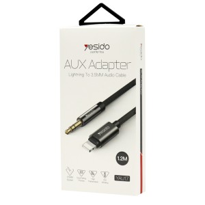 کابل تبدیل Yesido YAU17 Lightning To AUX 1.2m