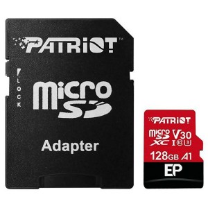 رم میکرو 128 گیگ پاتریوت Patriot EP A1 V30 U3 C10 90MB/s + خشاب