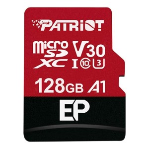 رم میکرو 128 گیگ پاتریوت Patriot EP A1 V30 U3 C10 90MB/s + خشاب