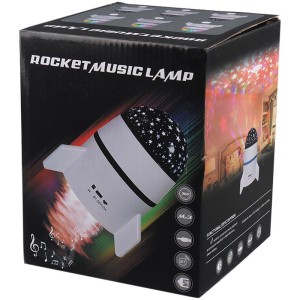 اسپیکر بلوتوثی چراغ دار Rocket Music Lamp + ریموت کنترل