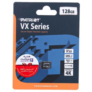 رم میکرو 128 گیگ پاتریوت Patriot VX Series V30 U3 C10 90MB/s