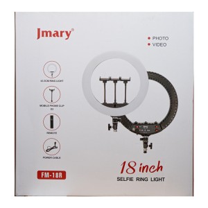 رینگ لایت &quot;Jmary FM-18R 18