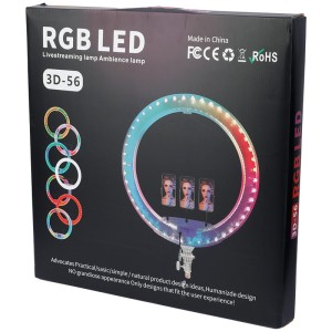 رینگ لایت &quot;RGB LED 3D-56 22