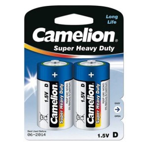 باتری دوتایی بزرگ Camelion Super Heavy Duty 1.5V D